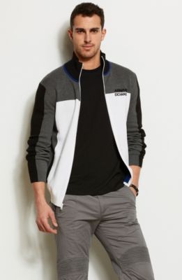 Colorblock Active Logo Sweater Jacket