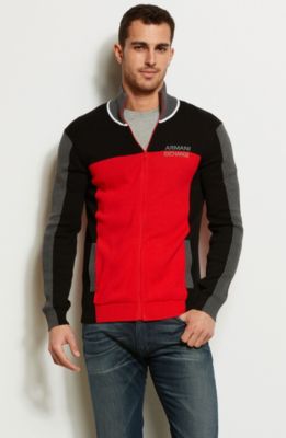 Colorblock Active Logo Sweater Jacket