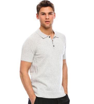 Rib Inset Sweater Polo<br>Online Exclusive