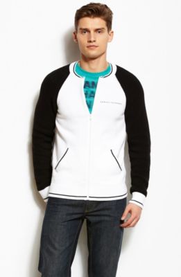 A|X Sporty Zip Front Sweater
