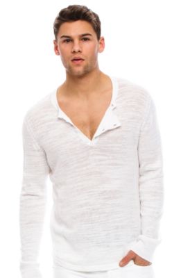 Linen Slub Henley