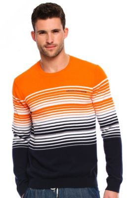 Striped Logo Crew<br>Online Exclusive