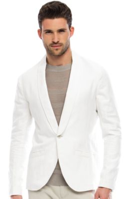 Linen Shawl Collar Blazer