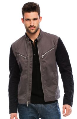 Bi-color Moto Jacket