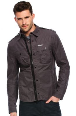 Coated Shirt Jacket