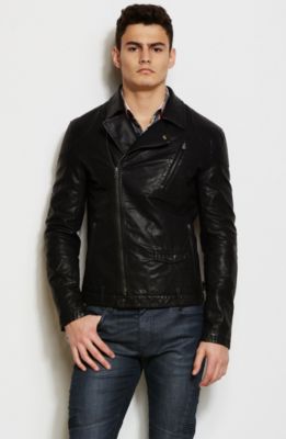 Faux Leather Biker Jacket<br>Online Exclusive