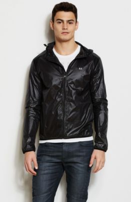 Hooded Nylon Track Jacket 