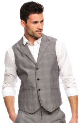 Shadow Plaid Vest