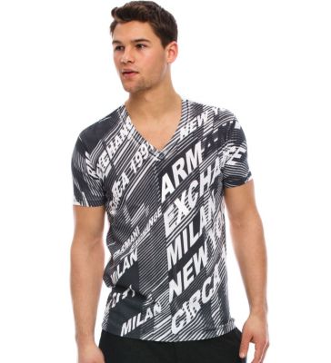 Bias Print T-shirt 