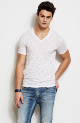 Burnout Bird Print Tee