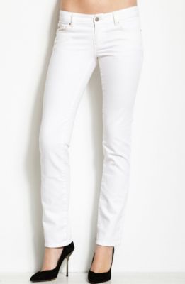 J57 - White Straight Leg Jean