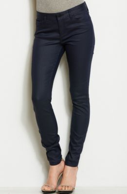 J22 - Matte Coated Indigo Jegging