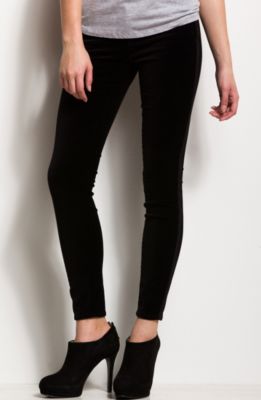 J22 - Matte Coated Black Jegging