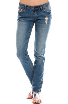 J11 - Rhinestone Pocket Skinny Jean 