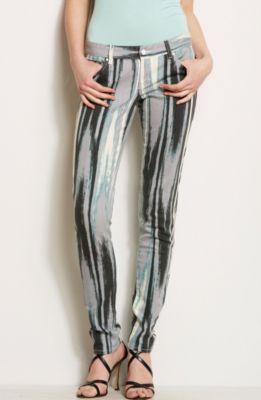 J11 - Ikat Print Skinny Jean