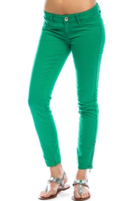 J22 - Ankle Zip Colored Jegging