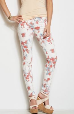 J22 - Printed Cropped Legging Jean