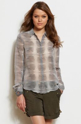 Snake Printed Blouse<br>Online Exclusive
