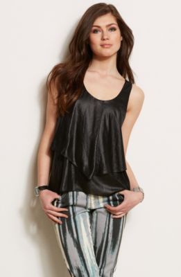 Shiny Tiered Tank<br>Online Exclusive