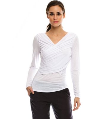 Faux Wrap Top <br>Online Exclusive