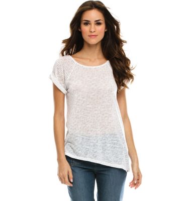 Bias Hem Burnout Top 