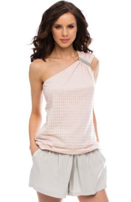One Shoulder Hardware Top 