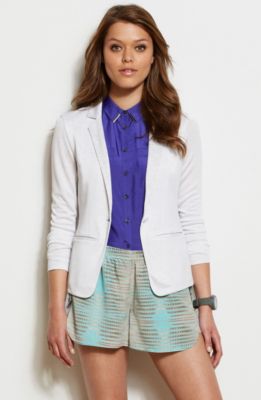Sheer Back Blazer<br>Online Exclusive