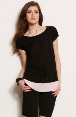 Contrast Hem Tunic