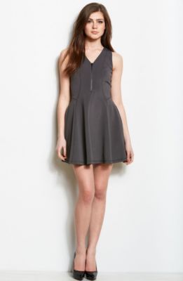 Zip Front Swing Dress<br>Online Exclusive
