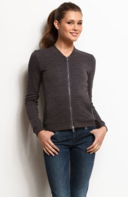 Knit Logo Jacket