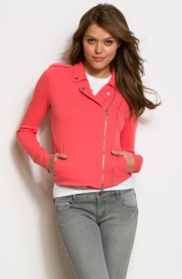 Fleece Moto Jacket
