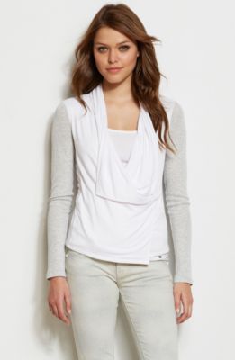Draped Wrap Jacket