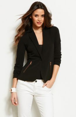 Zippered Blazer