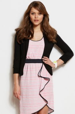 Sheer Back Blazer