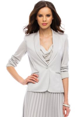Sheer Back Blazer 