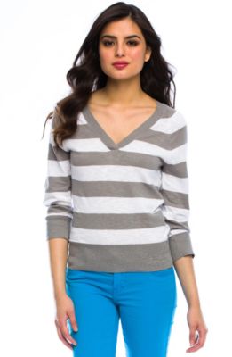 Epaulette Pullover Sweater