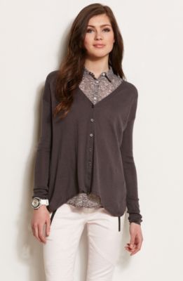 Draped Back Cardigan<br>Online Exclusive 