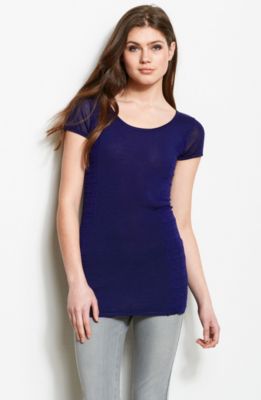 Mixed Stitch Tunic Sweater