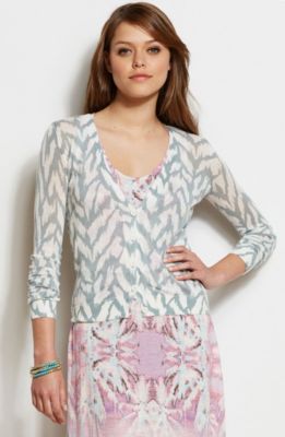 Printed Cardigan<br>Online Exclusive