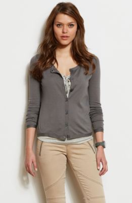 Chiffon Back Cardi<br>Online Exclusive
