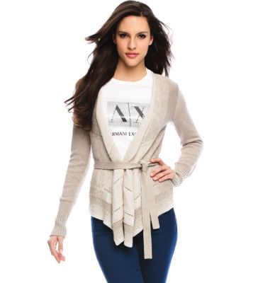 Lurex Wrap Cardigan 
