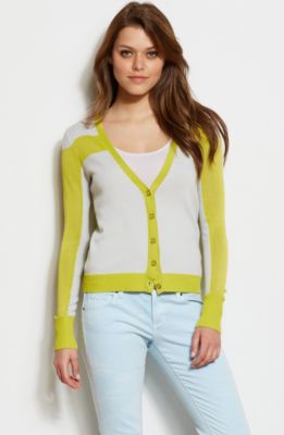 Colorblocked Cardigan