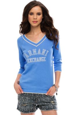 Logo V-neck Pullover<br>Online Exclusive
