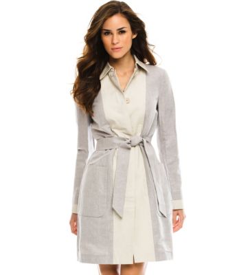Contrast Panel Coat