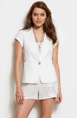 Short Sleeve Blazer<br>Online Exclusive