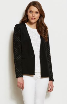 Stud Sleeve Blazer