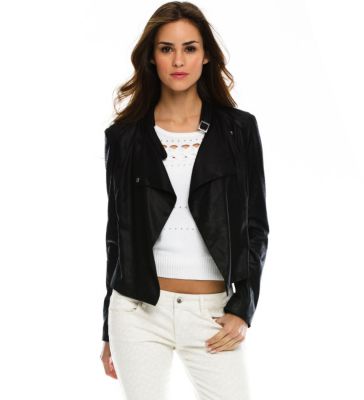 Moto Ruffle Jacket<br>Online Exclusive 