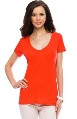 Stitch Neck T-Shirt 
