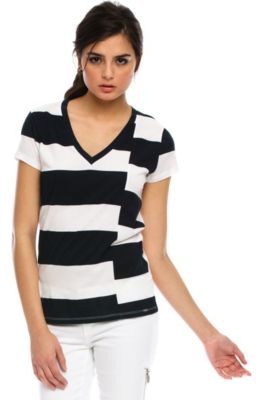 Offset Stripe T-shirt <br>Online Exclusive 