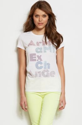 Embellished Stacked Logo Tee<br>Online Exclusive
